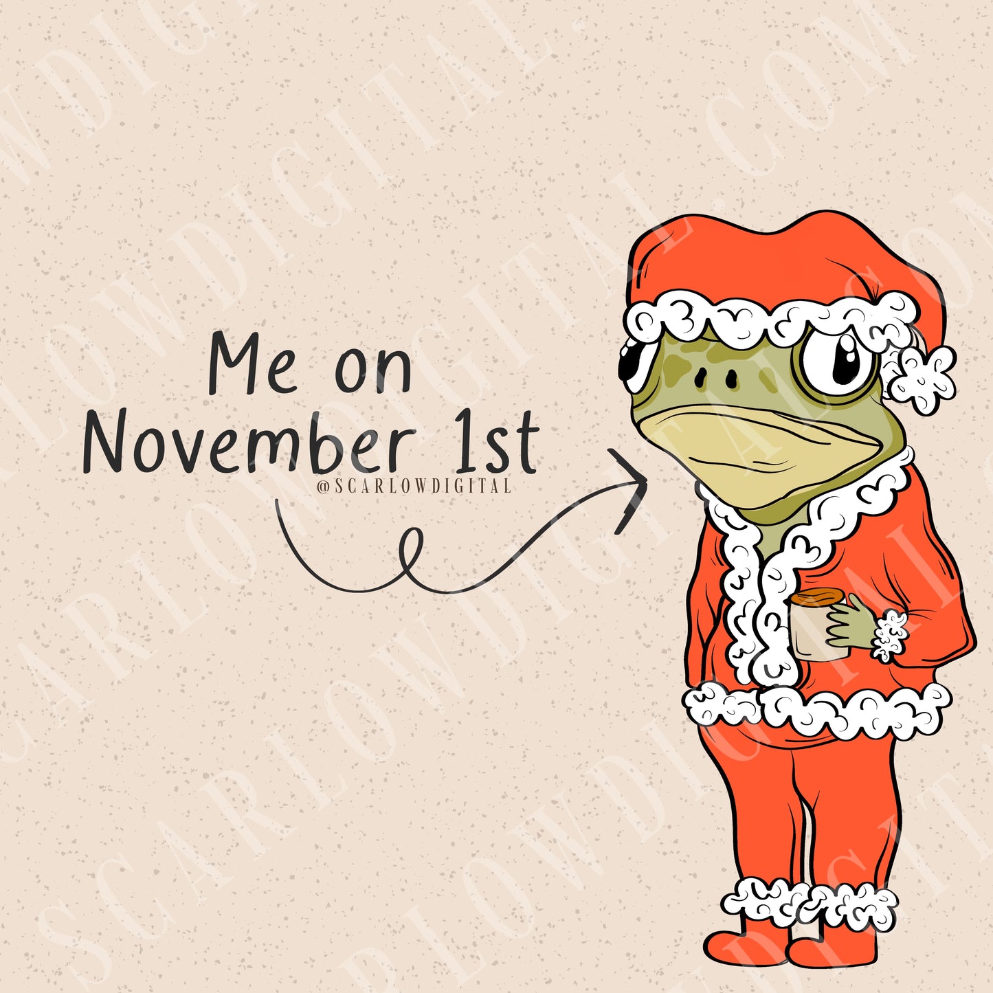 Me on November 1st Social Media Post Digital Design Download