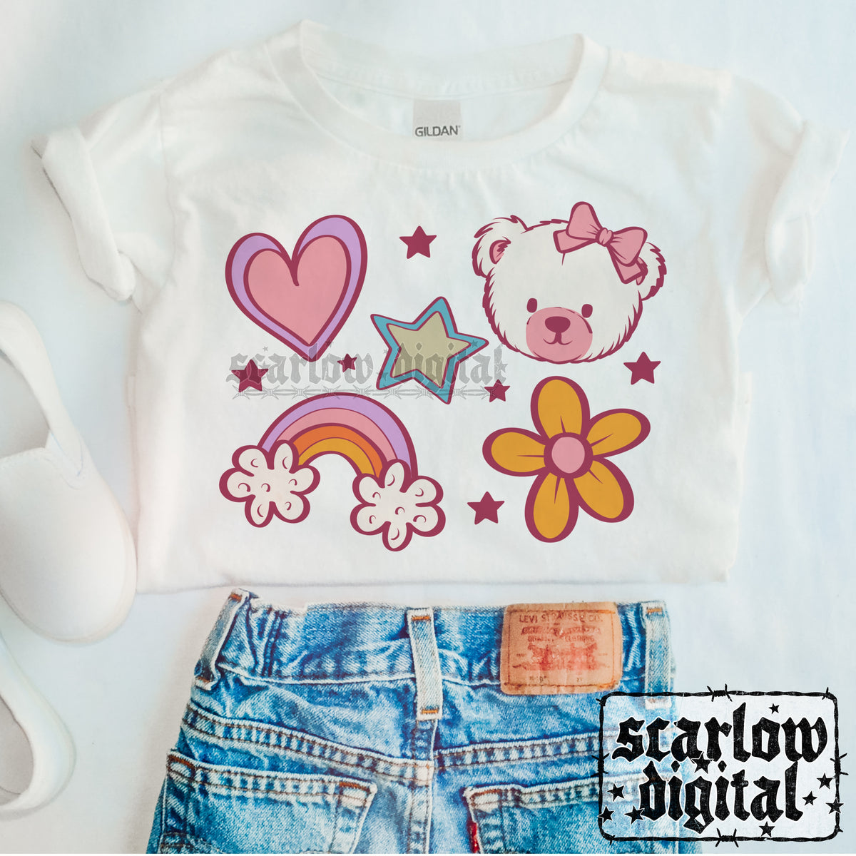Girl Things PNG Digital Design