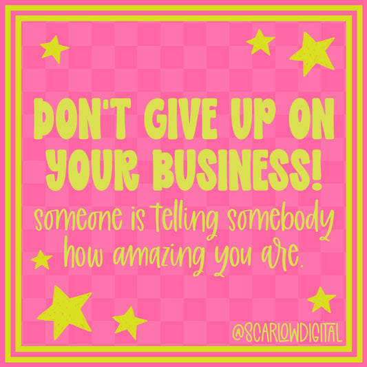 Small Business Social Media Post - Lime and Pink