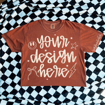 Comfort Colors Yam Tshirt Mockup