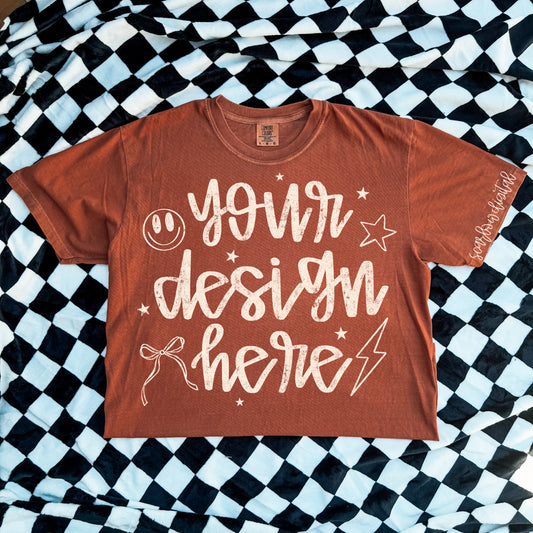 Comfort Colors Yam Tshirt Mockup