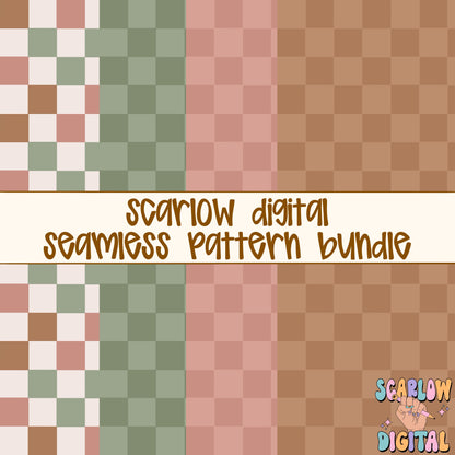 Checkered Seamless Pattern Bundle