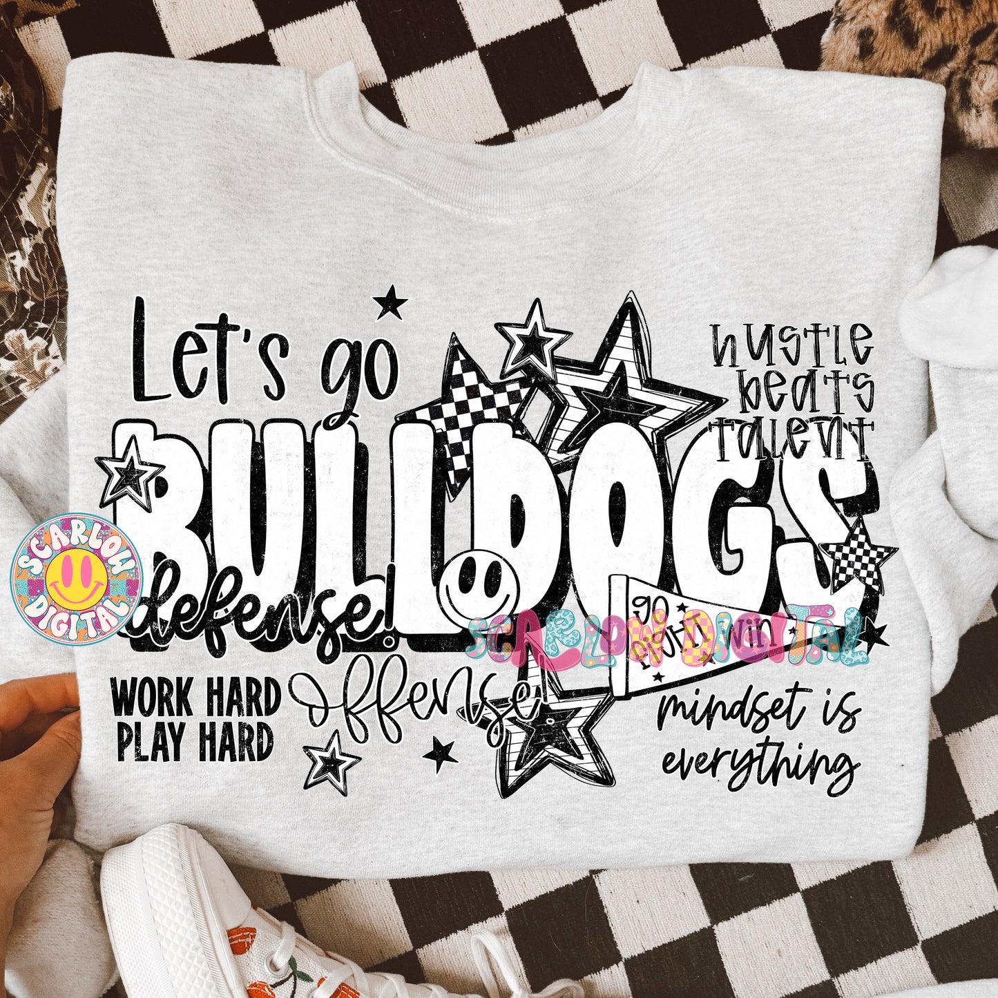 Bulldogs PNG Digital Design