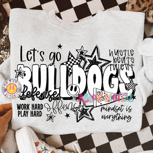 Bulldogs PNG Digital Design