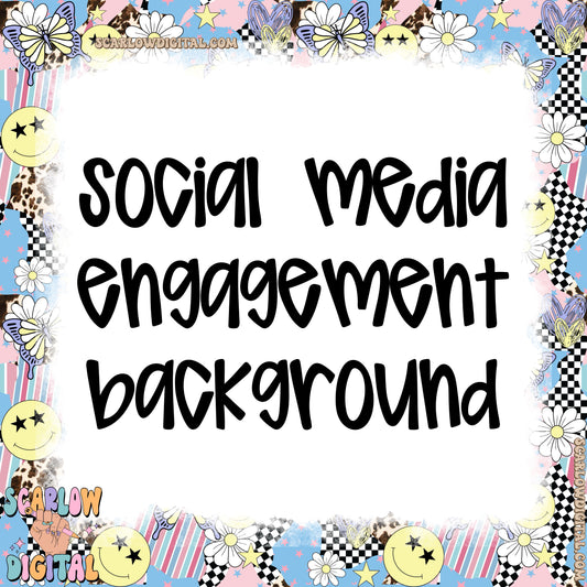 Social Media Engagement Background Post Digital Design Download