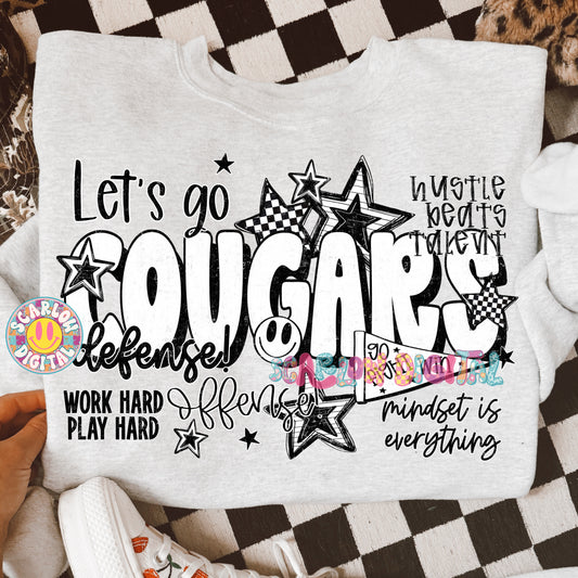 Cougars PNG Digital Design