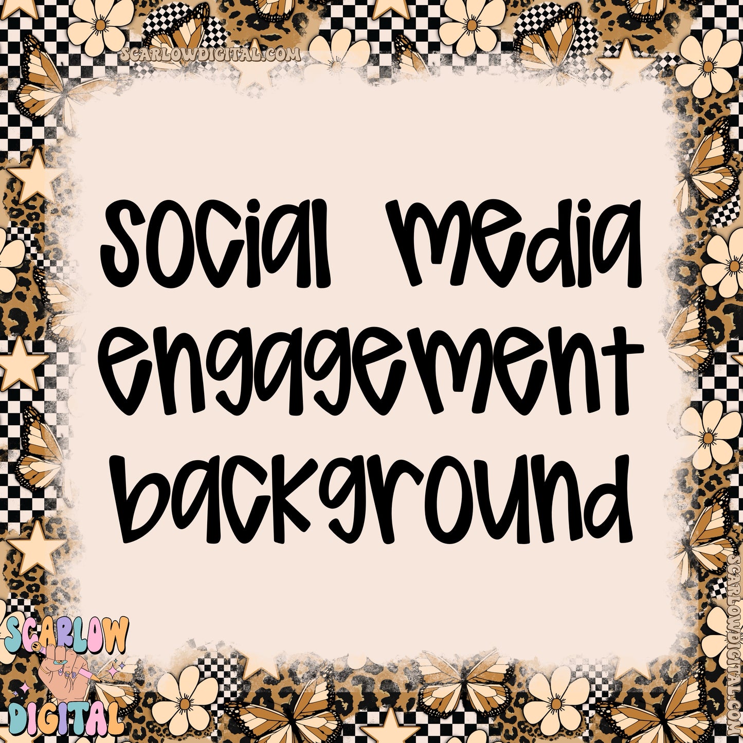 Social Media Engagement Background Post Digital Design Download