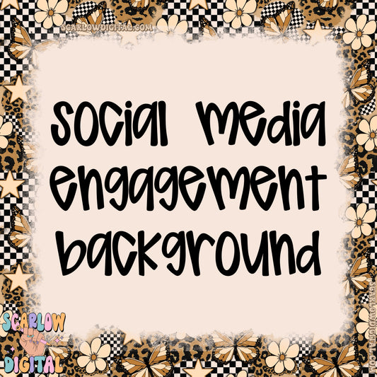 Social Media Engagement Background Post Digital Design Download