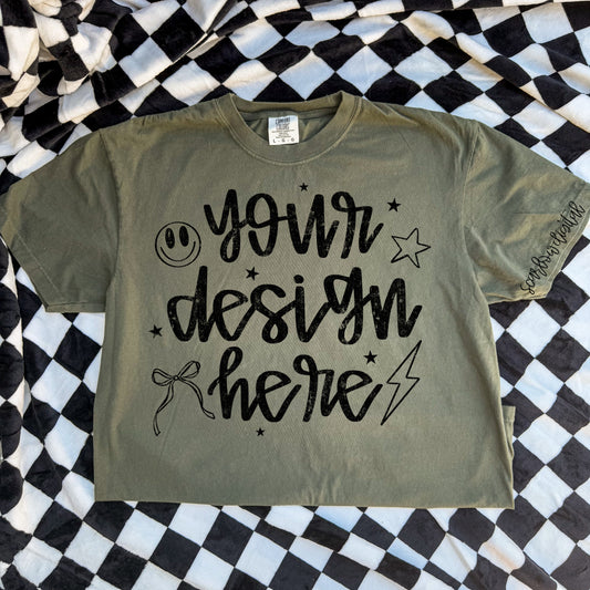 Comfort Colors Sage Tshirt Mockup