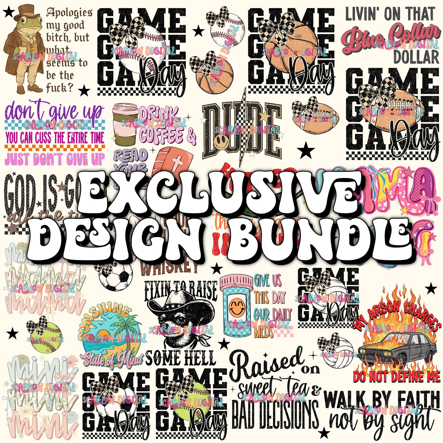 Exclusive Google Drive - Includes 30 PNG Designs!