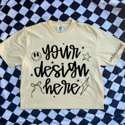 Comfort Colors Butter Tshirt Mockup
