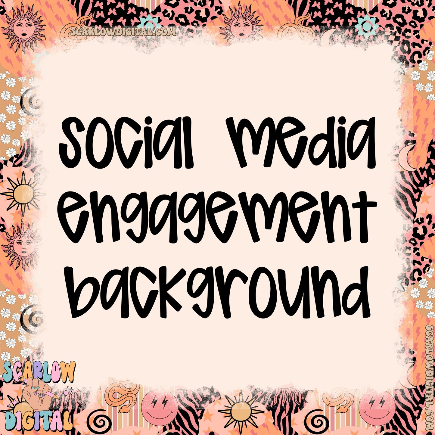 Social Media Engagement Background Post Digital Design Download