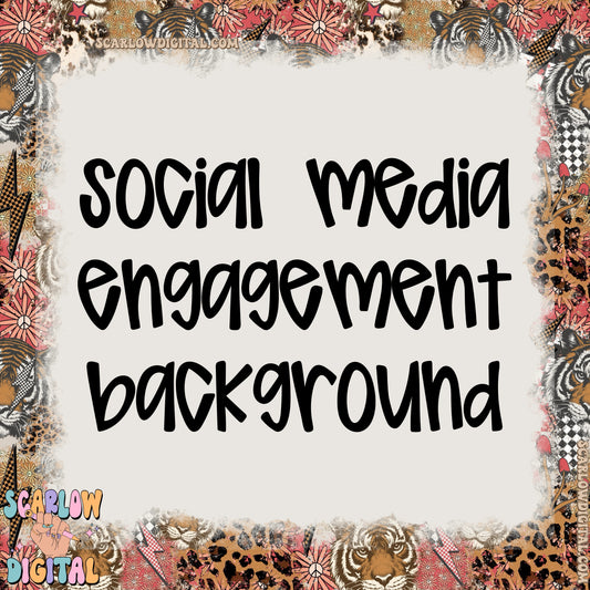 Social Media Engagement Background Post Digital Design Download