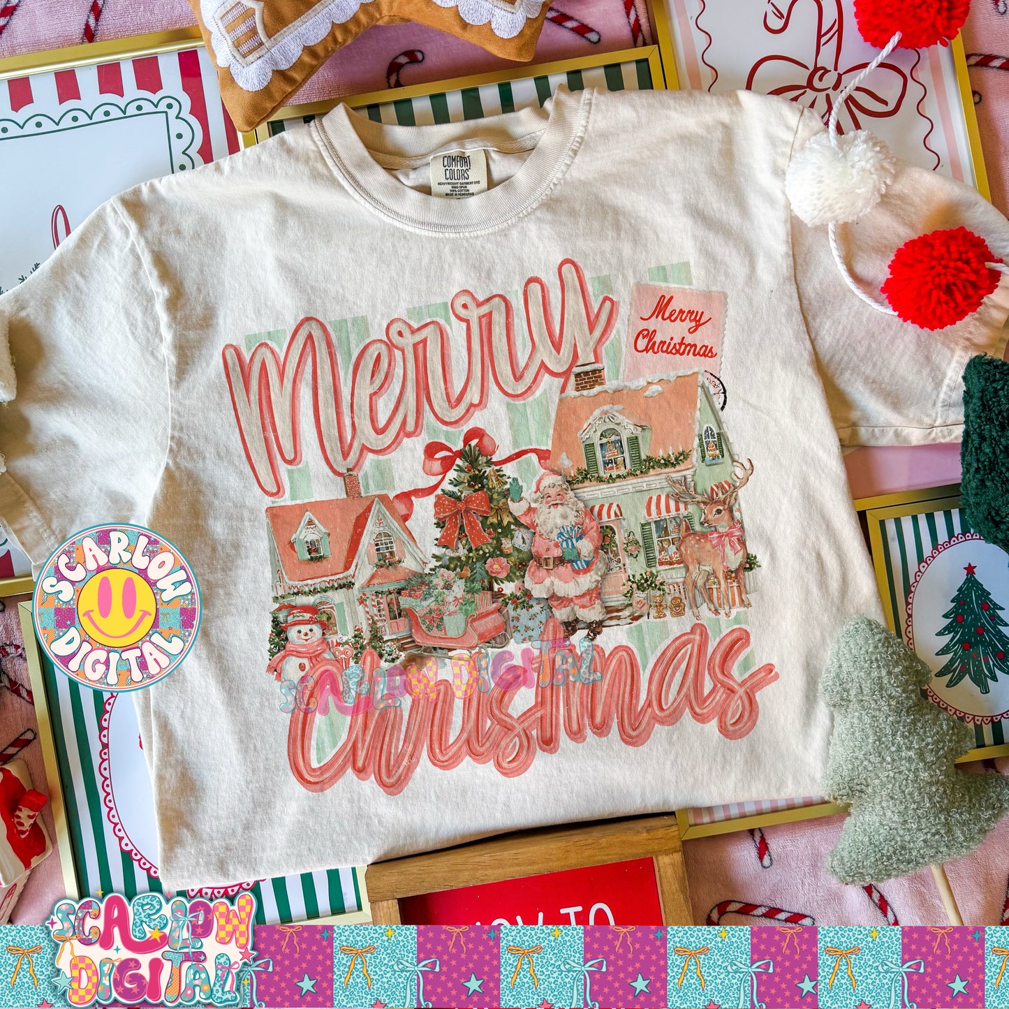 Exclusive - Only Available 7/3: Merry Christmas PNG Digital Design