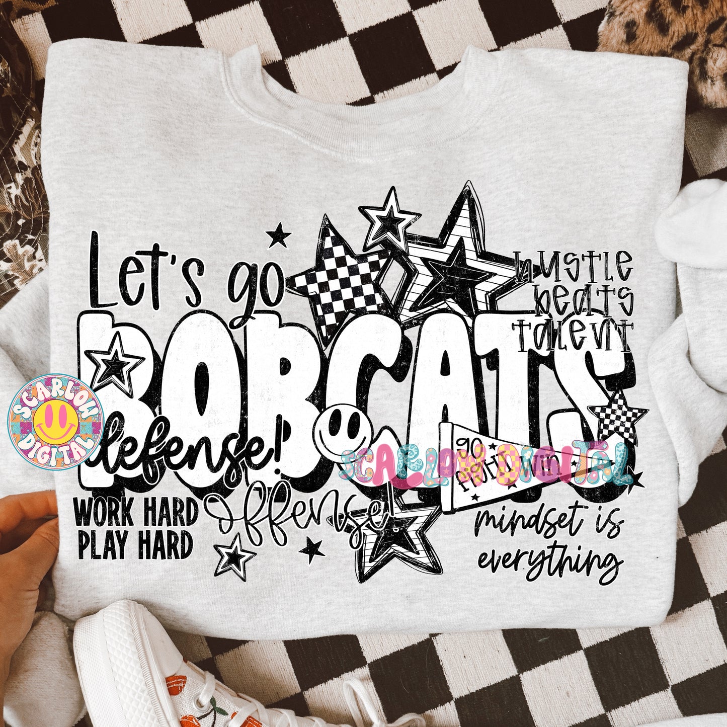 Bobcats PNG Digital Design