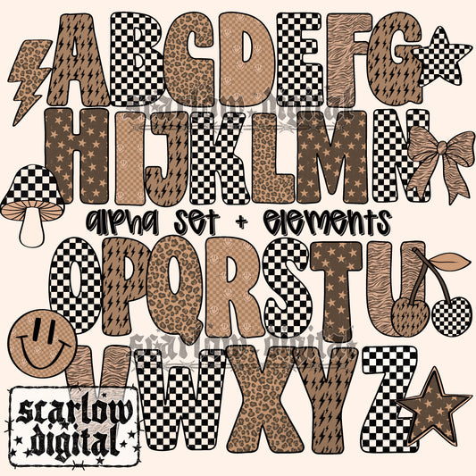 Neutral Alpha Set Digital Design