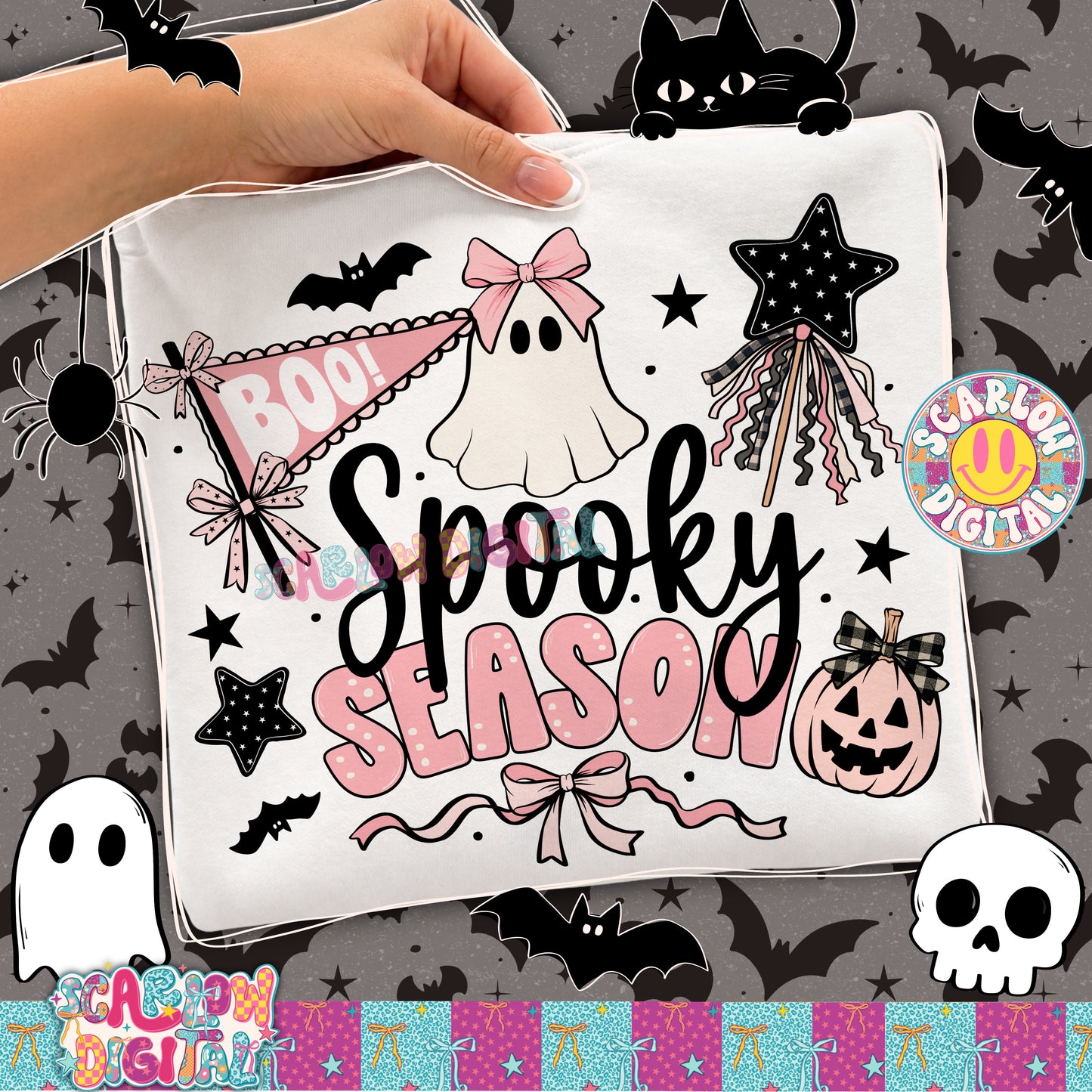 Spooky Season PNG Digital Design