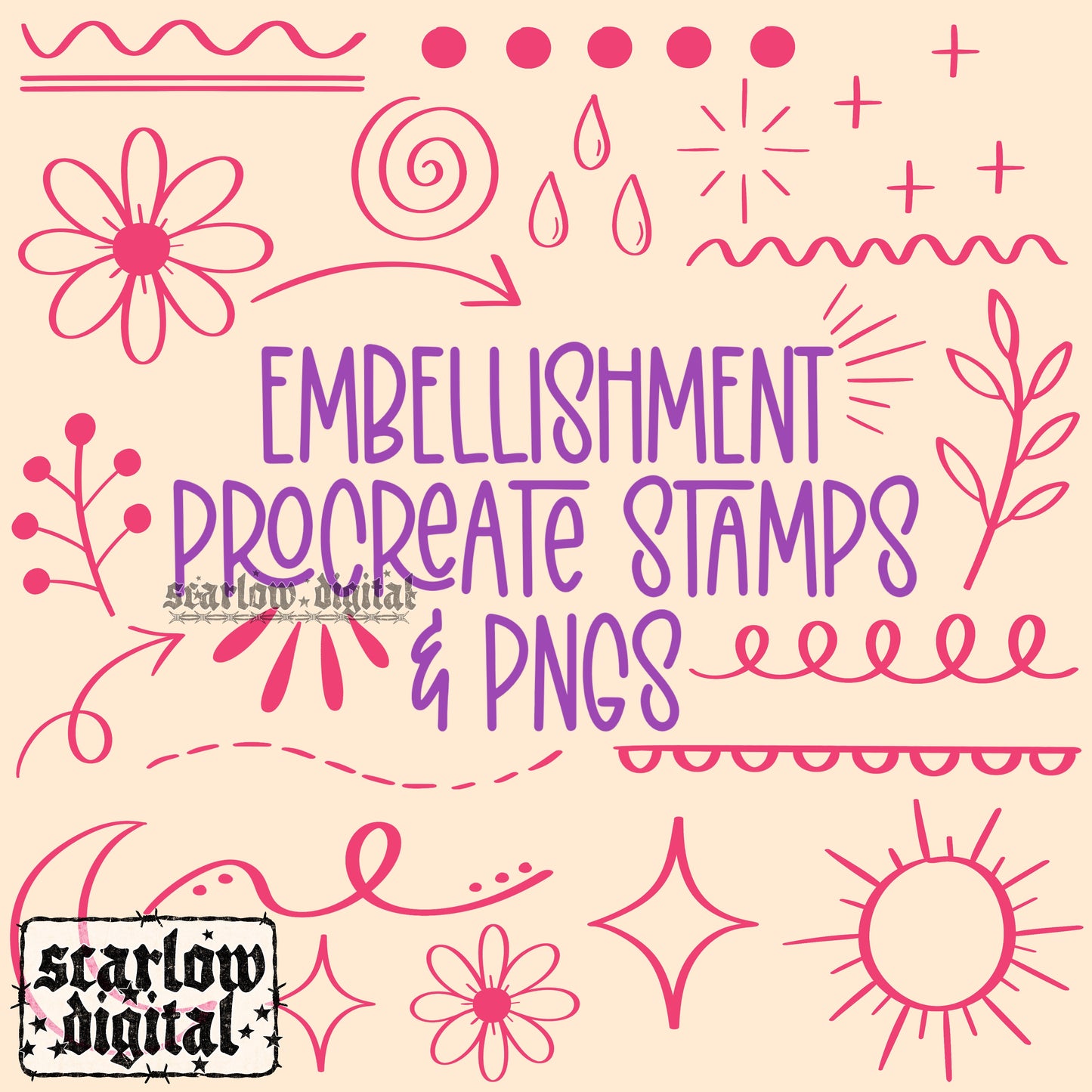 August Exclusive Drive: PROCREATE STAMPS ONLY