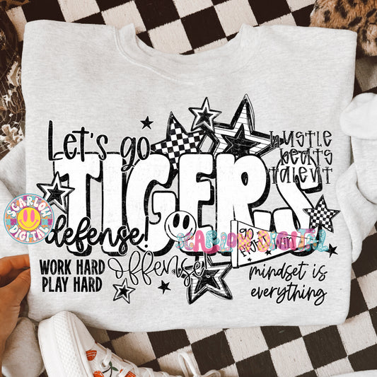 Tigers PNG Digital Design