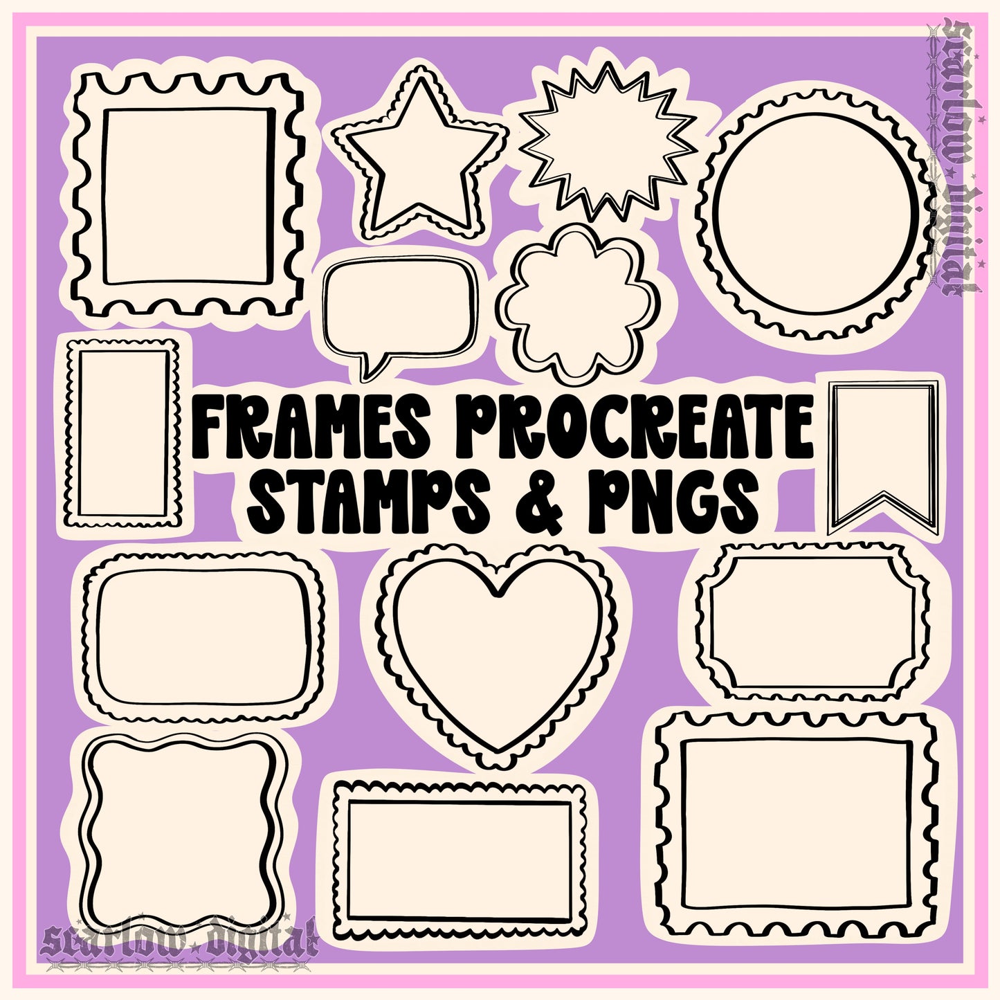 August Exclusive Drive: PROCREATE STAMPS ONLY