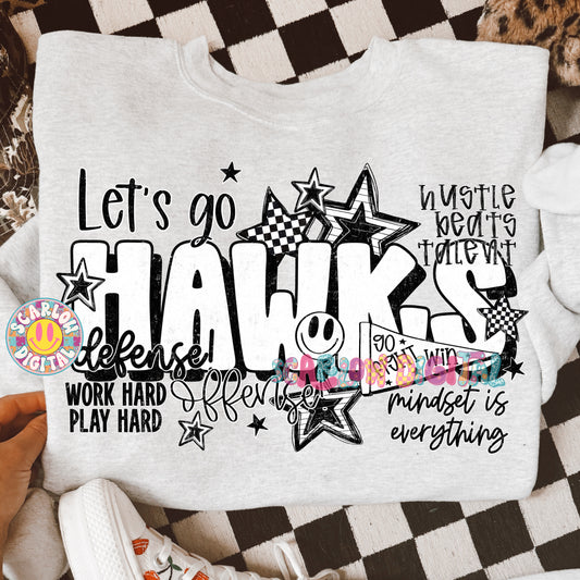 Hawks PNG Digital Design