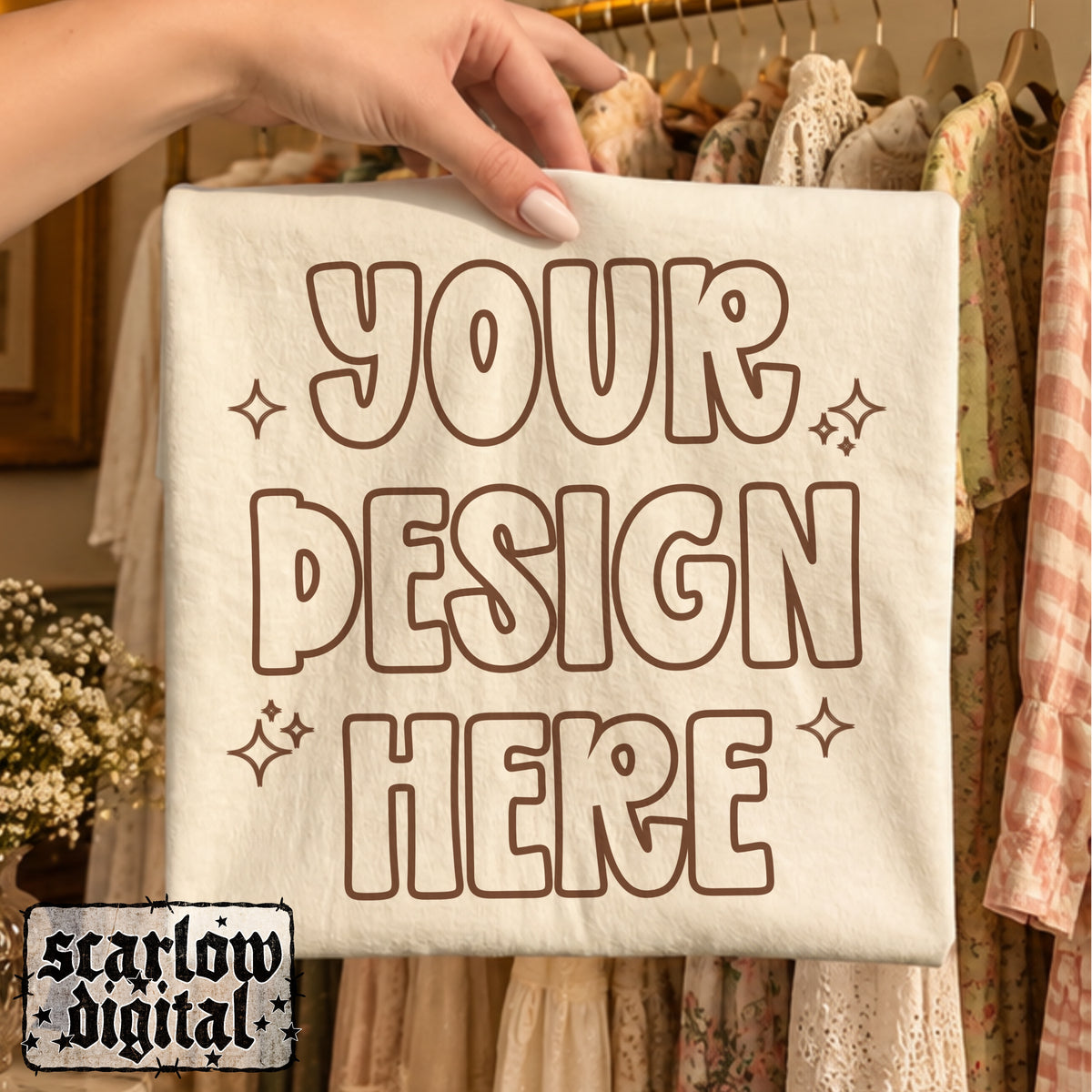Closet Tshirt Mockup