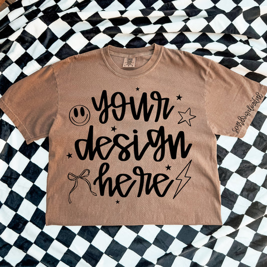 Comfort Colors Espresso Tshirt Mockup
