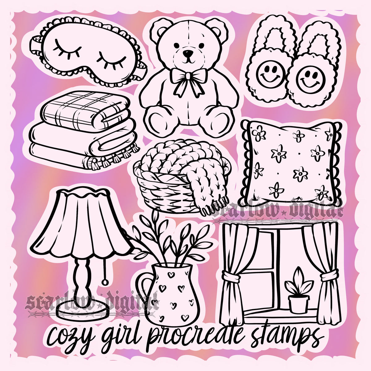 August Exclusive Drive: PROCREATE STAMPS ONLY