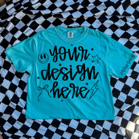 Comfort Colors Chalky Mint Tshirt Mockup