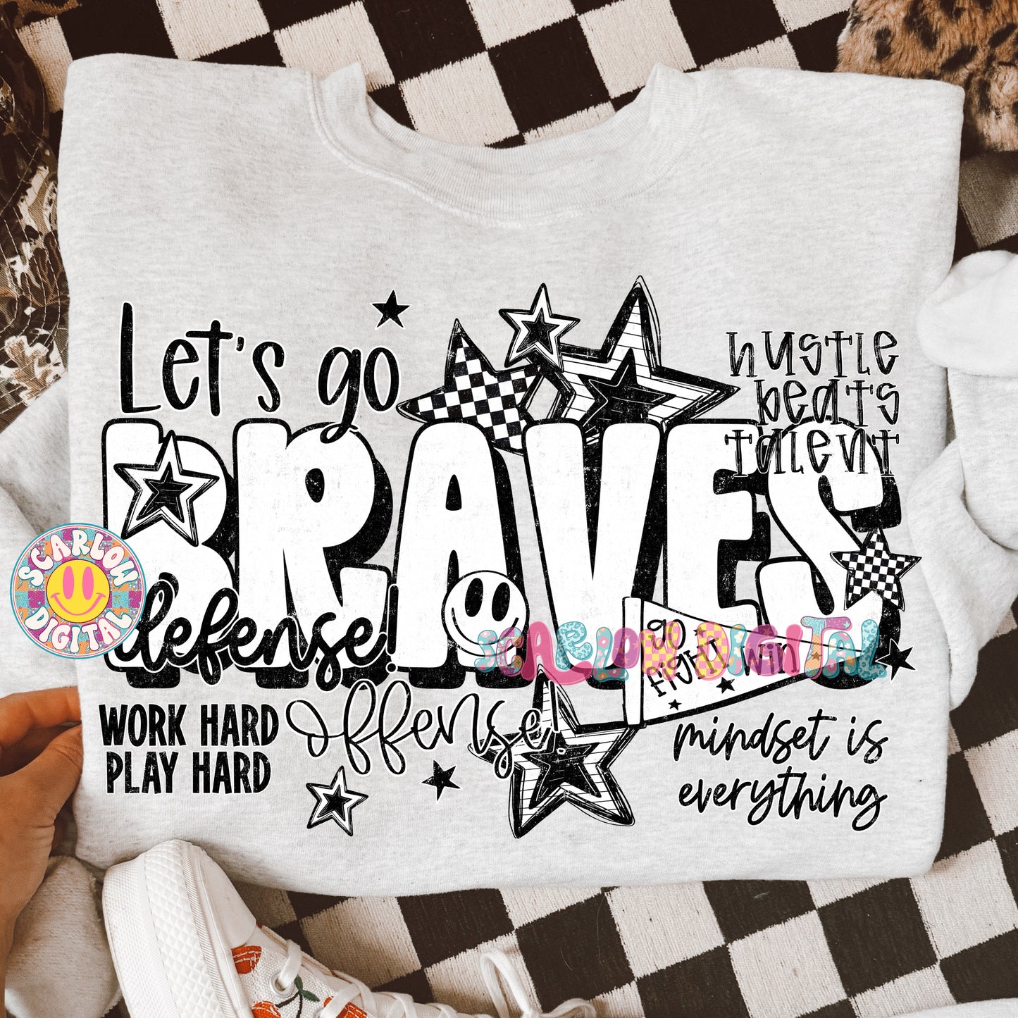 Braves PNG Digital Design