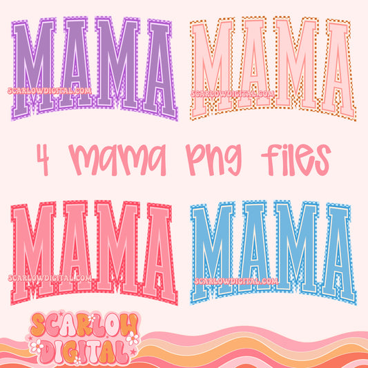 Mama PNG Bundle Digital Design