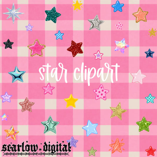 Stars Clipart Digital Design