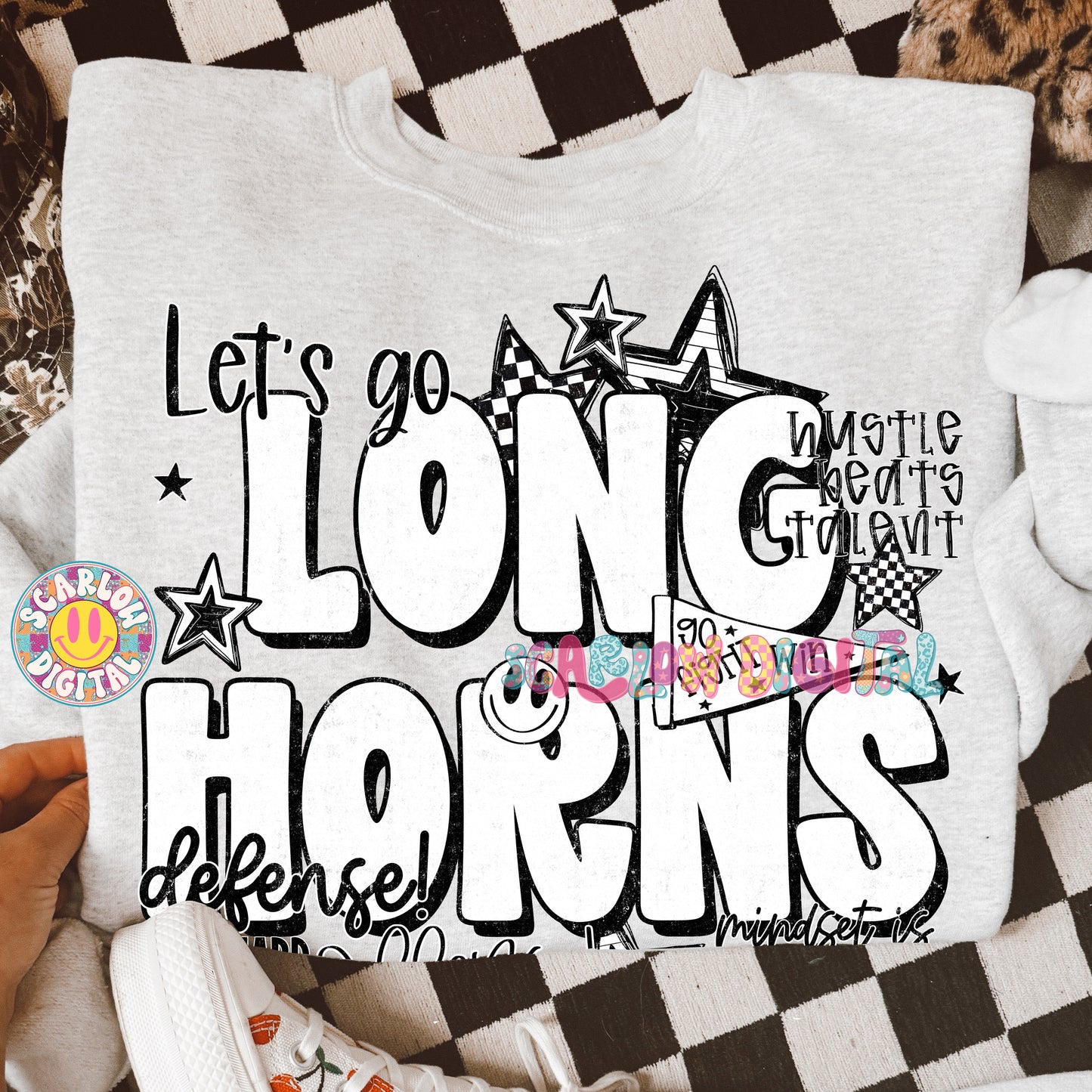 Longhorns PNG Digital Design