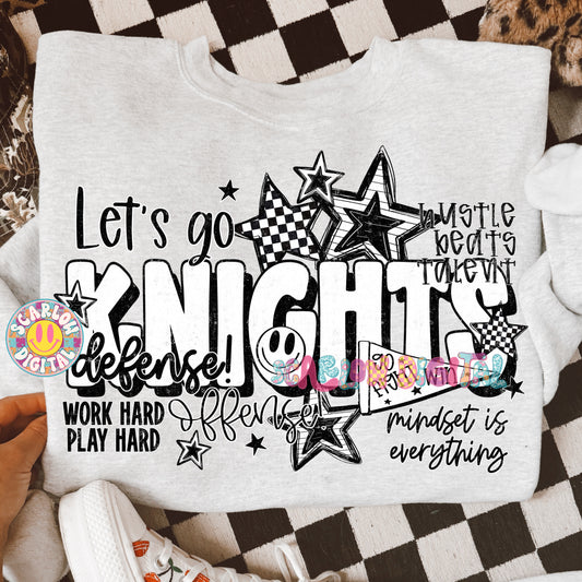 Knights PNG Digital Design