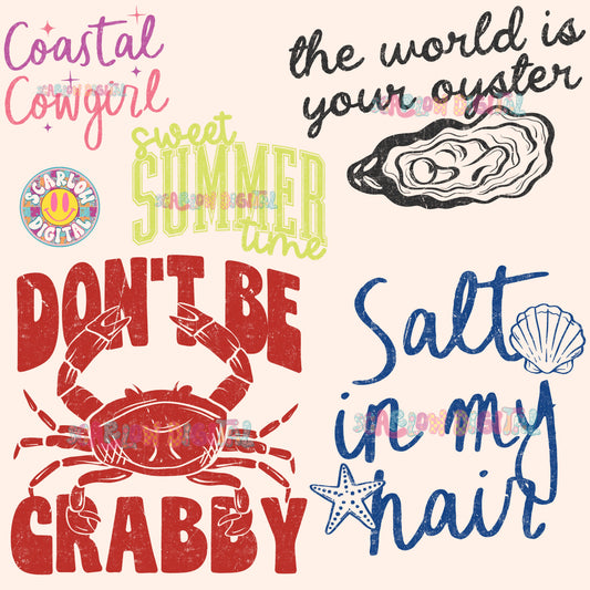 Summer Mini Bundle PNG Digital Designs