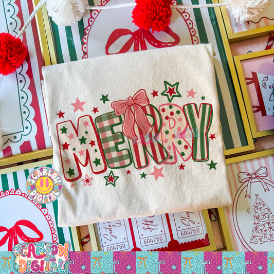 Merry PNG Digital Design Christmas