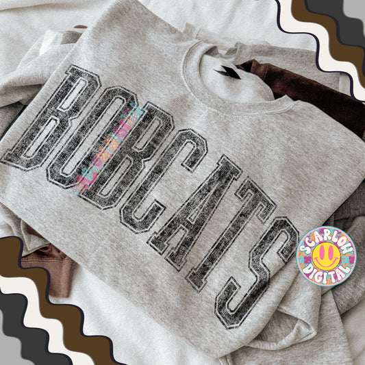 Vintage Bobcats PNG Digital Design