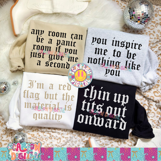 Old English Bundle PNG Digital Design