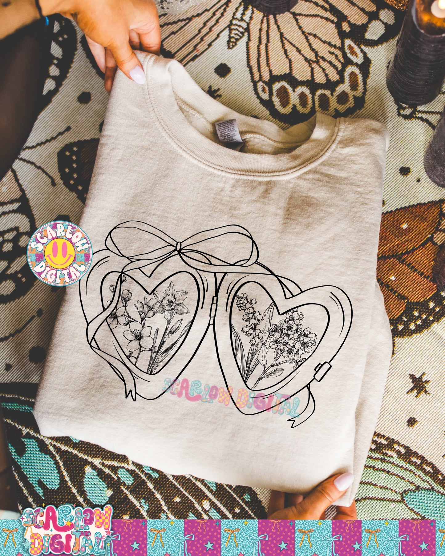 Custom Locket + Birth Flower Designs