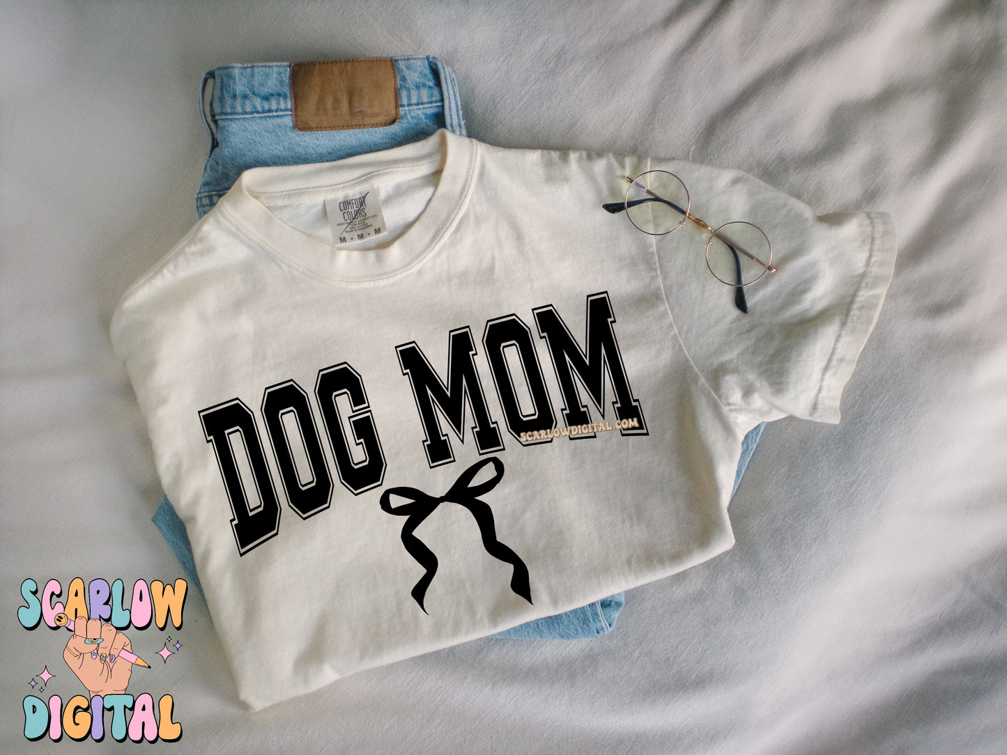 Dog Mom PNG Digital Design