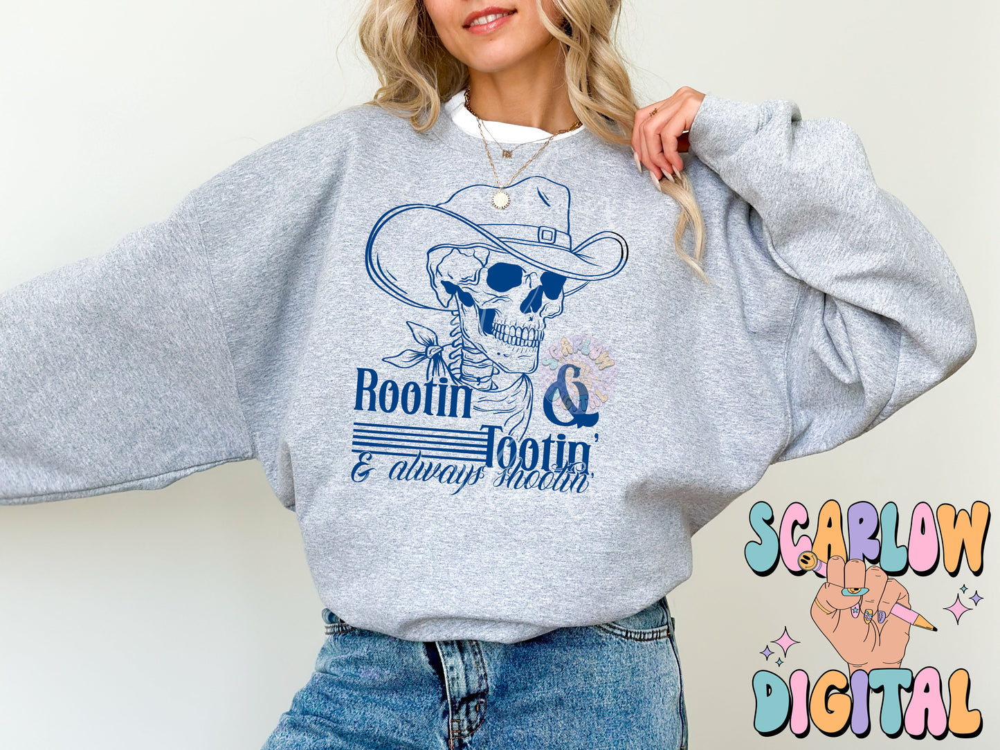 Rootin' Tootin' and Always Shootin' PNG Digital Design Download, western png, skeleton png, snarky png, adult humor png, funny png designs