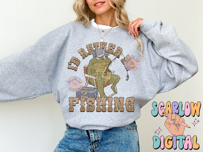 Rather Be Fishing PNG Digital Design Download, funny png, men's png designs, adult humor png, outdoorsman png, hunting and fishing png