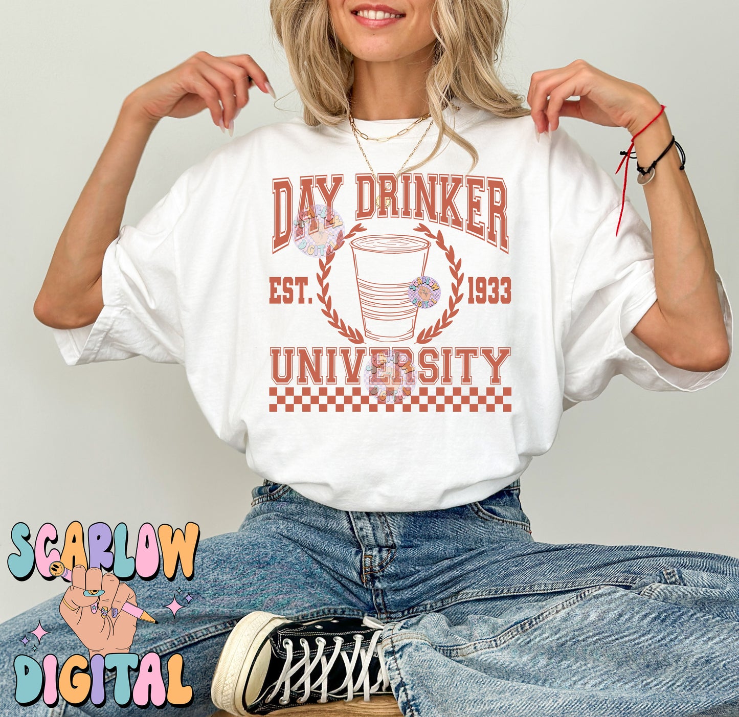 Day Drinker University SVG Cur File Digital Design Download, funny sublimation design, alcohol png, men's png design, png for men, adult png