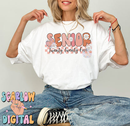 Senior 2025 PNG- Graduation Sublimation Digital Design Download-senior sublimation, graduation png, retro senior png, high school senior png