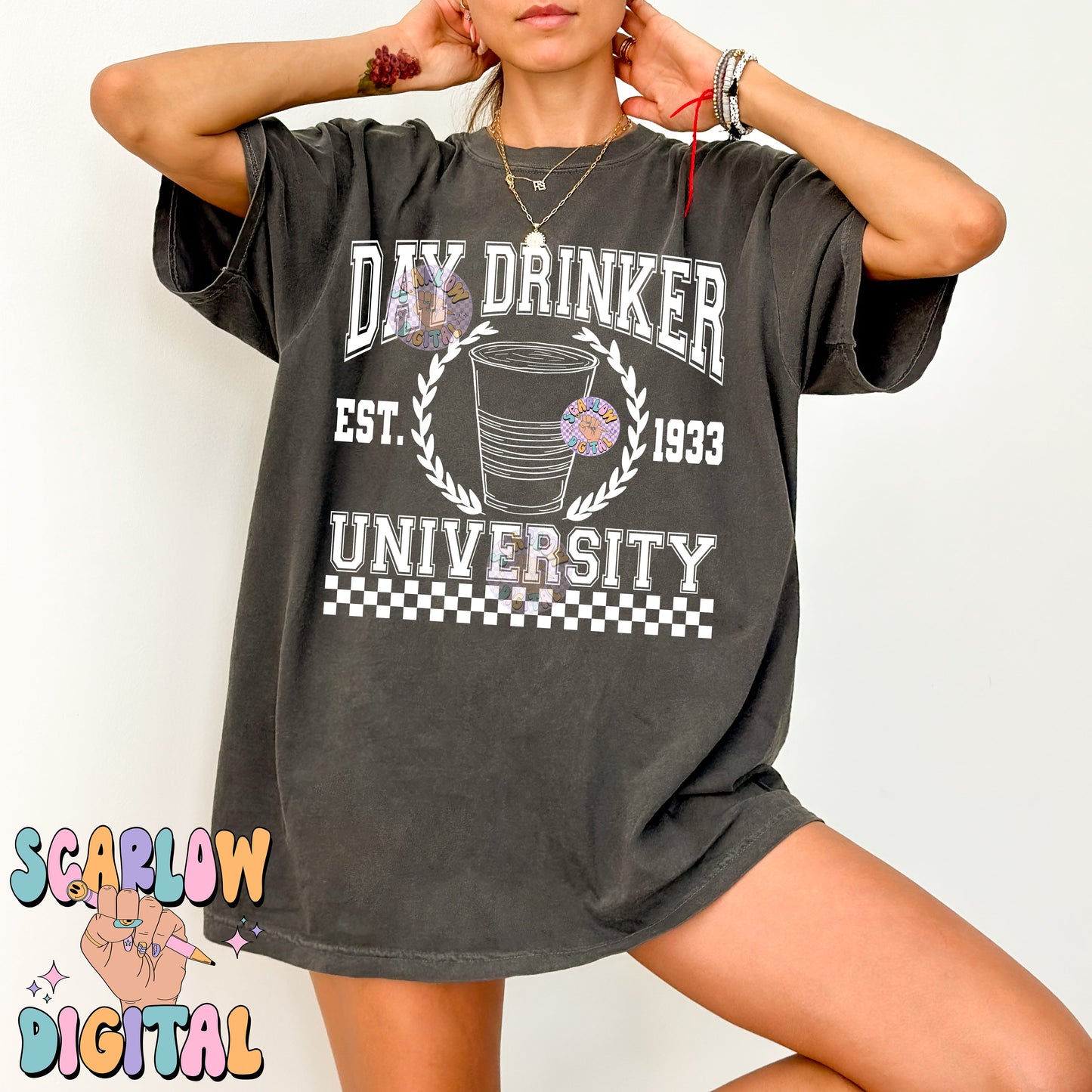 Day Drinker University SVG Cur File Digital Design Download, funny sublimation design, alcohol png, men's png design, png for men, adult png