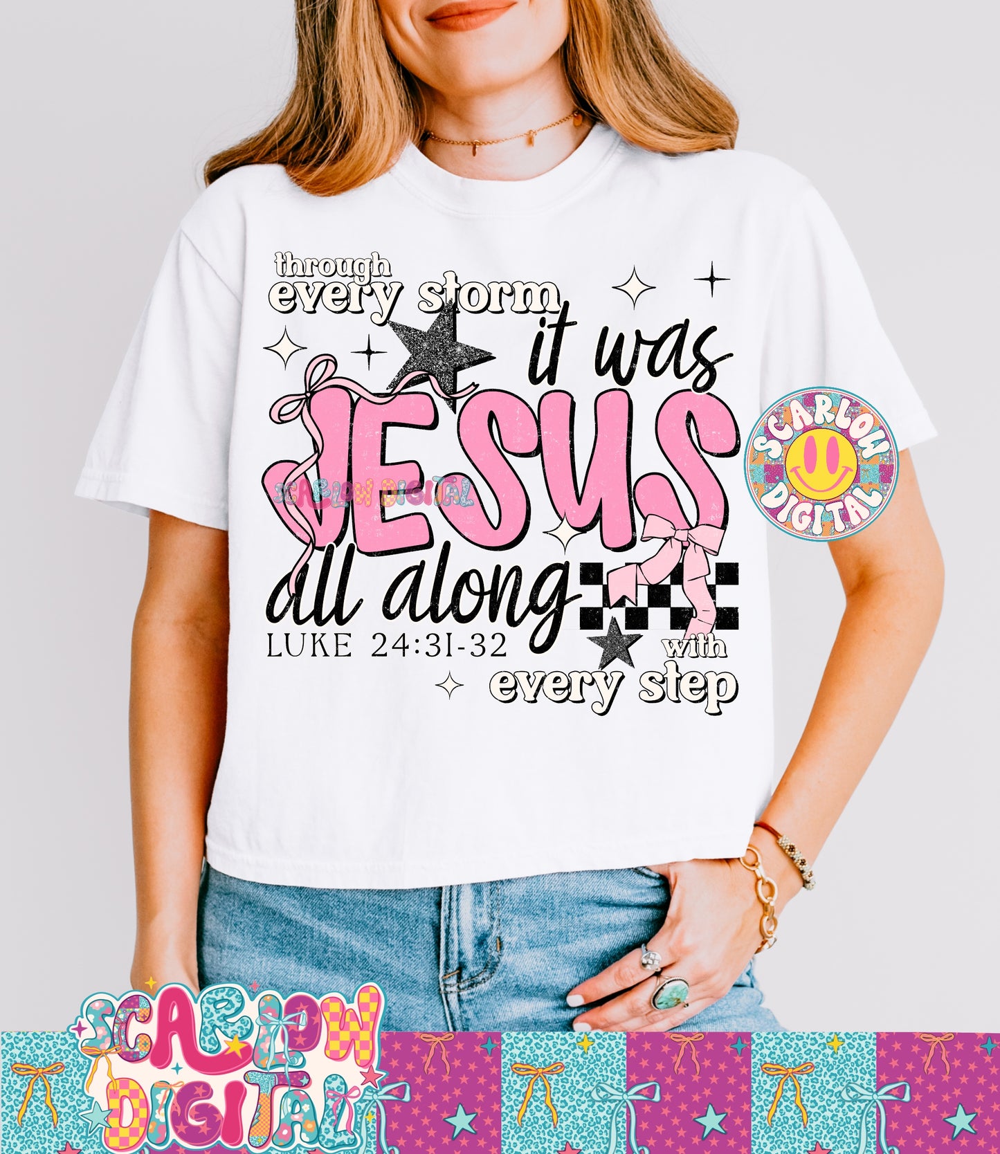 It Was Jesus All Along PNG Digital Design
