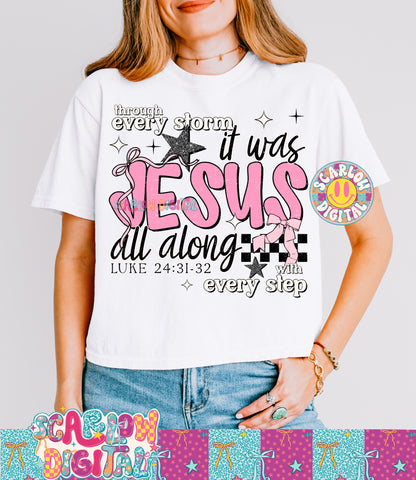 It Was Jesus All Along PNG Digital Design