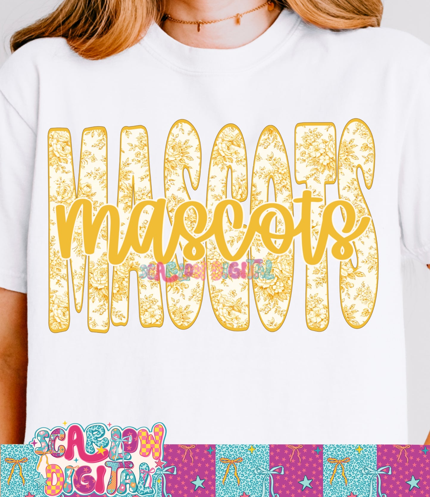 Yellow School Mascot Custom Design - REVIEW DESCRIPTION BEFORE PURCHASING