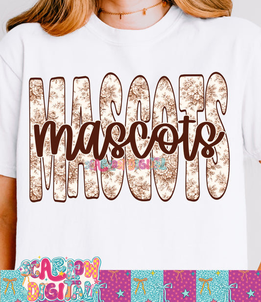 Brown School Mascot Custom Design - REVIEW DESCRIPTION BEFORE PURCHASING