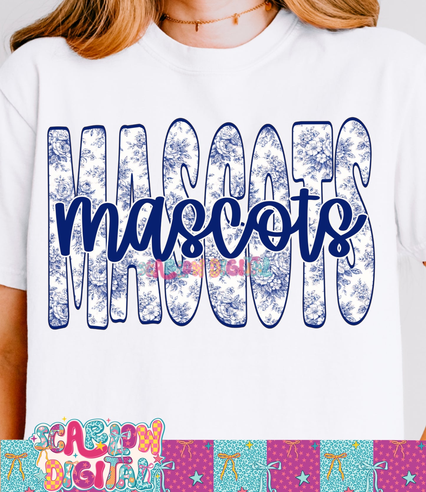 Royal Blue School Mascot Custom Design - REVIEW DESCRIPTION BEFORE PURCHASING